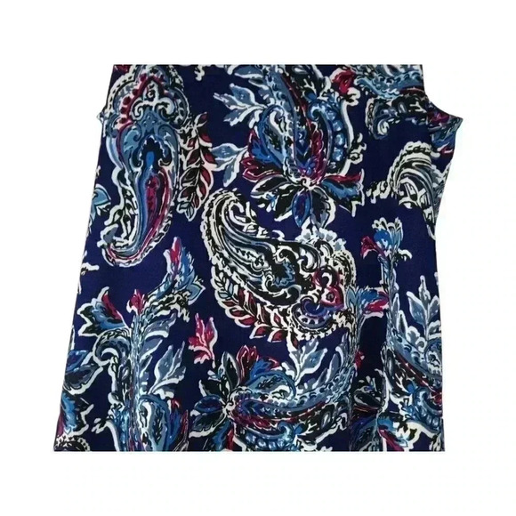 Nine West Womens Mini Dress Multicolor Round Neck Sleeveless Back Zip 10 - Picture 7 of 10